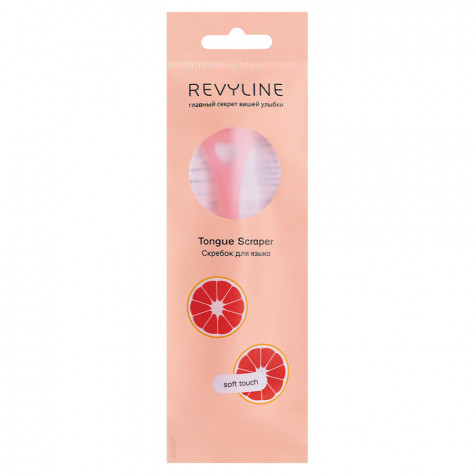 Скребок для языка Revyline Soft, розовый