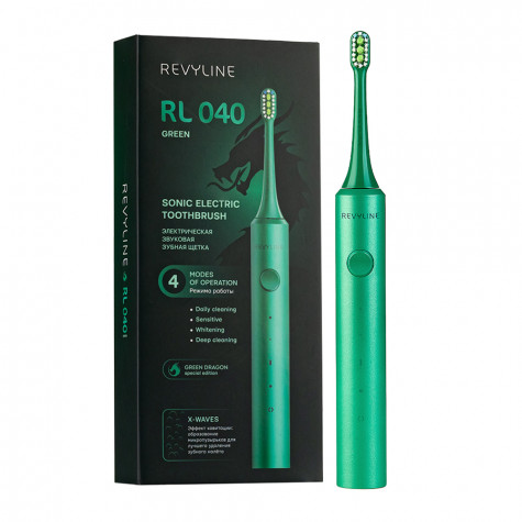 Электрическая звуковая зубная щётка Revyline RL 040 Special Color Edition Green Dragon