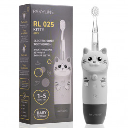 Электрическая звуковая зубная щётка Revyline RL 025 Baby Kitty, Grey